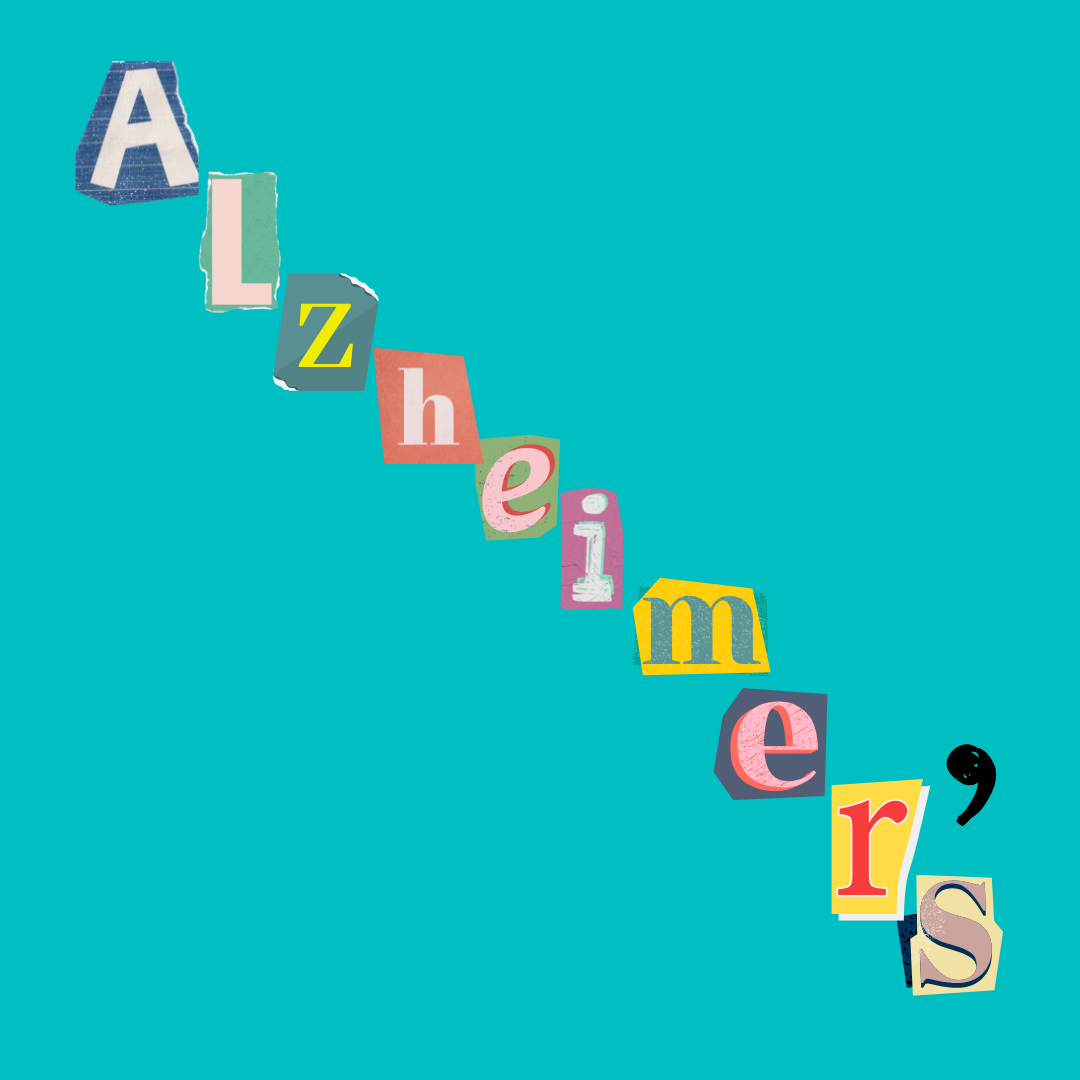 letters spelling the word Alzheimer's