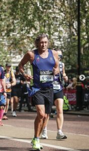 David Lewis running for Team HMSTC